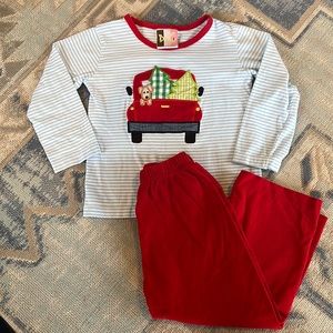EUC Boys Banana Split Christmas Outfit 3T